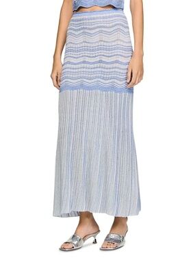 Davinna Long Decorative Knit Skirt